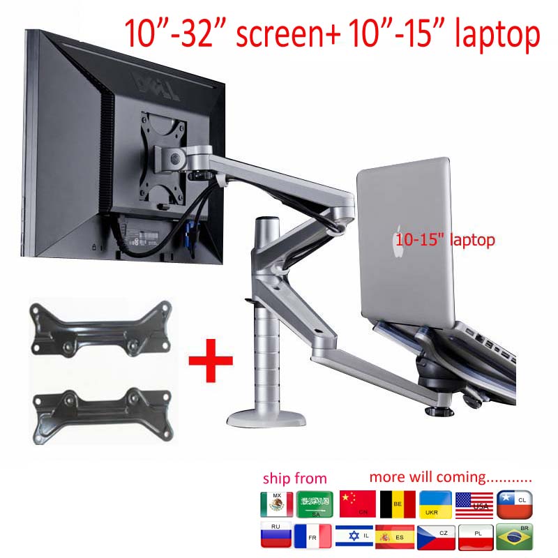 Desk Setup Monitor Arm - OA-7X Multimedia Desktop Dual Arm 27inch