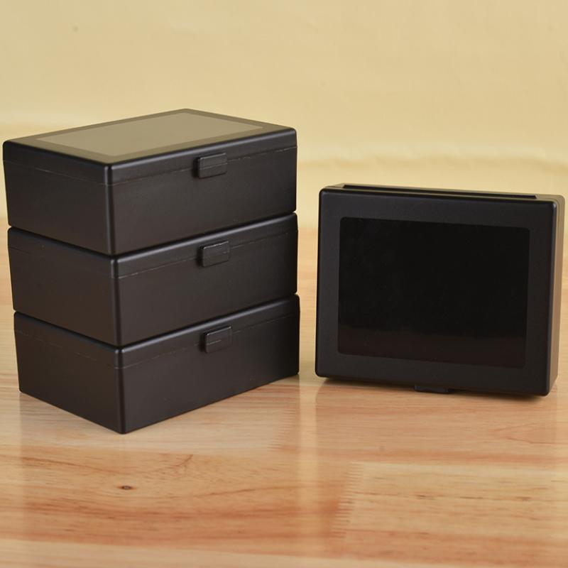 Desk Setup Black And White - Black/white Plastic Case Card Storage Box