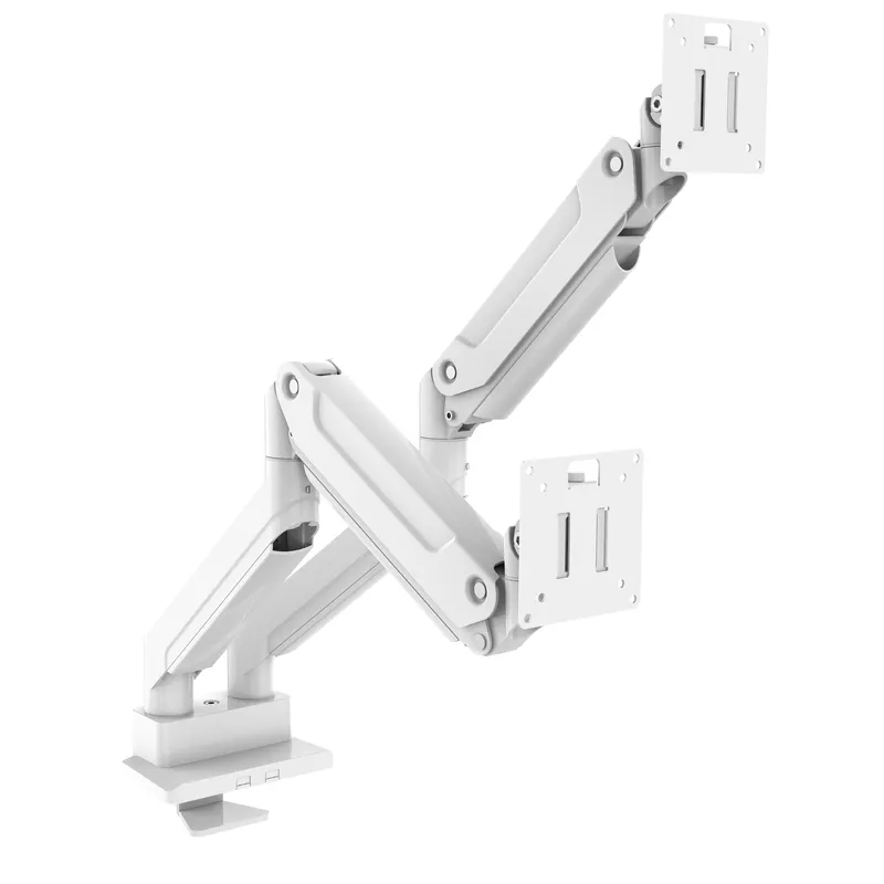 Desk Setup Monitor Arm - Dual Arm Monitor Mount Heavy Duty