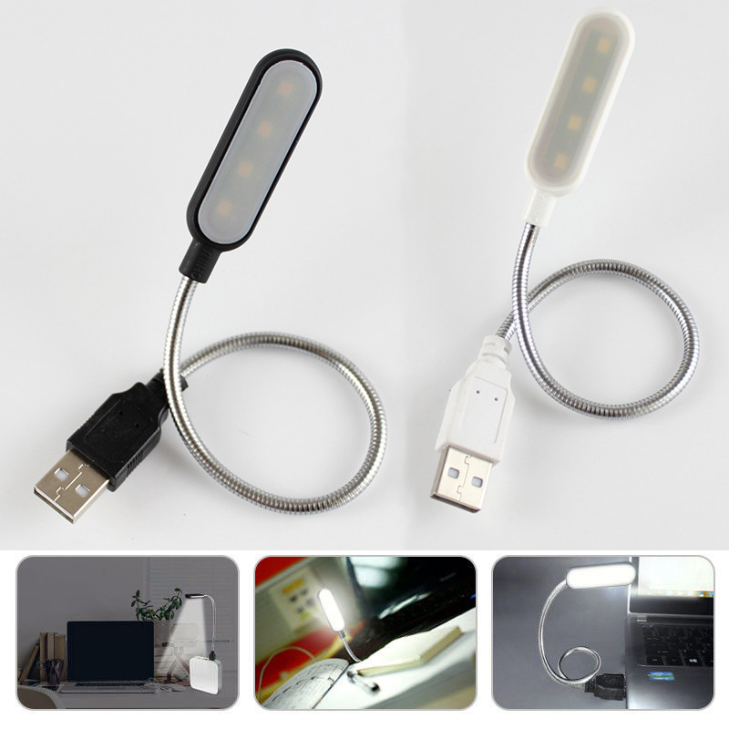Mini 4 LED Book Lamp Portable  - огляд і ціна Desk Setup For Laptop