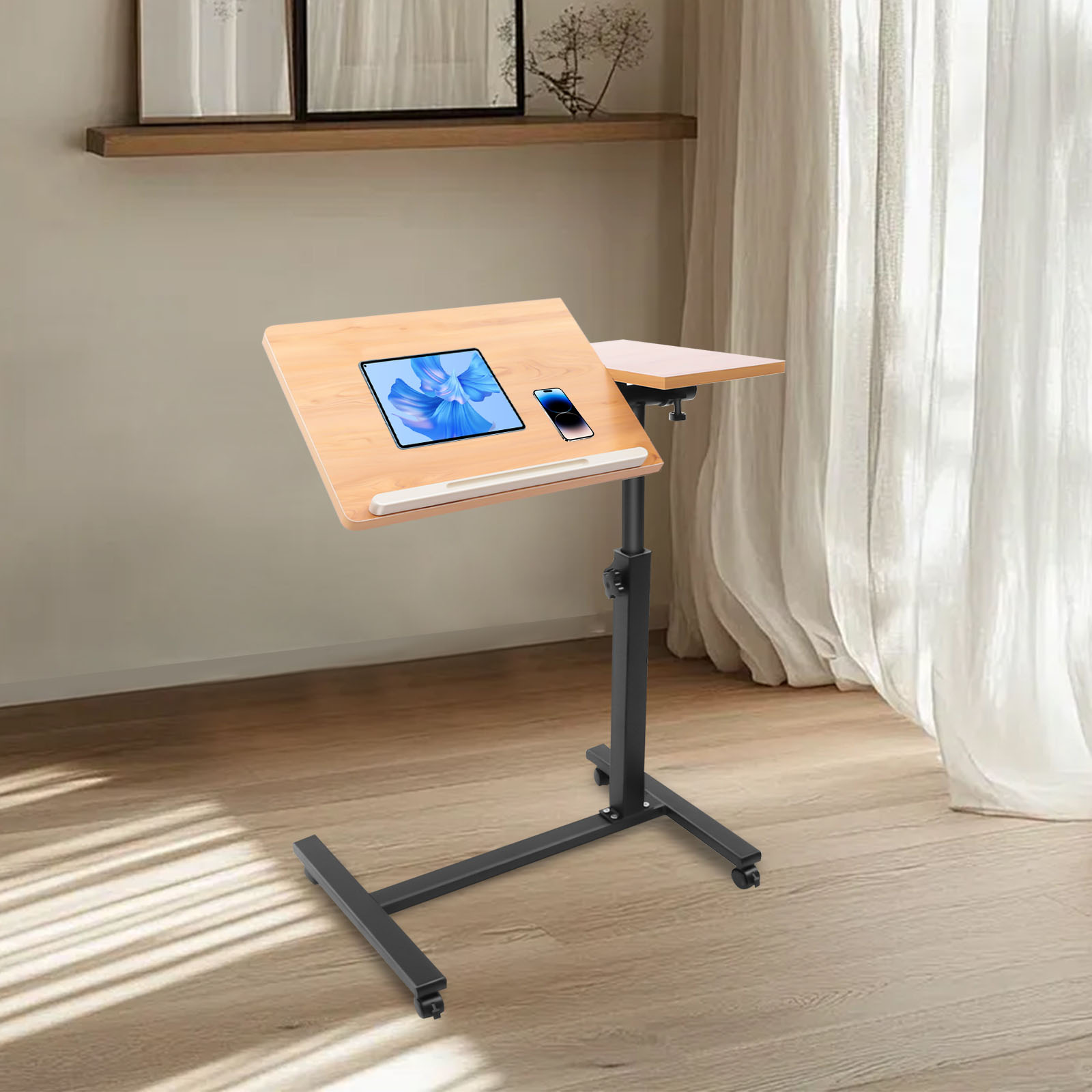 Mobile Laptop Table Adjustable - огляд і ціна Desk Setup For Laptop