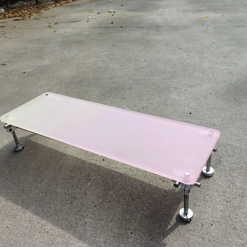 ‌Aesthetic Pink Gradient Acryl - огляд і ціна Desk Setup For Laptop And Monitor
