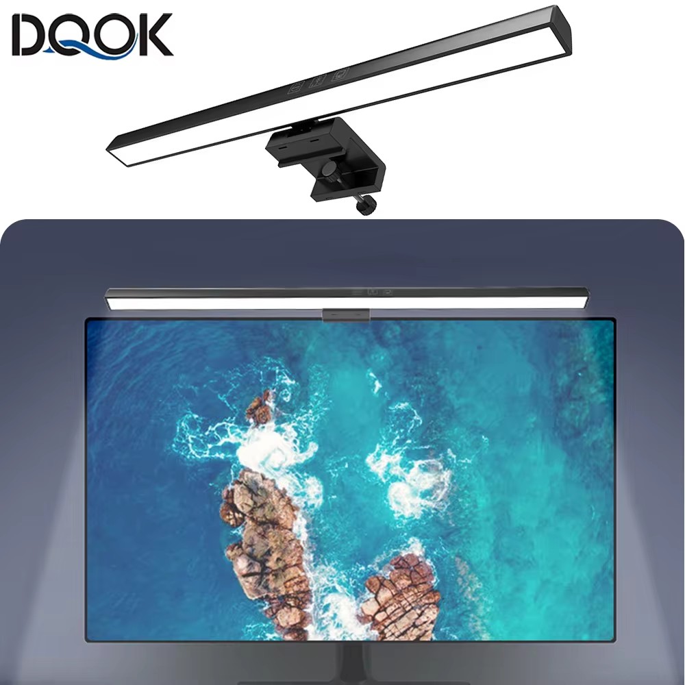 Screen LED Bar Desk Lamp PC Co - огляд і ціна Desk Setup For Laptop