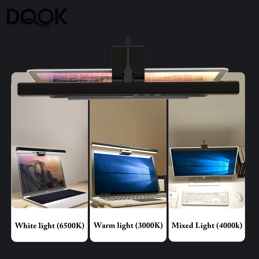 Screen LED Bar Desk Lamp PC Co - огляд і ціна Desk Setup For Laptop