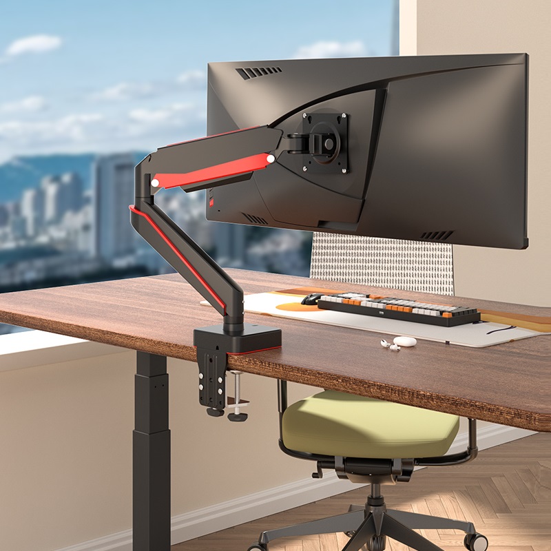 HILLPORT Monitor Arm Bracket f - огляд і ціна Desk Setup Monitor Arm