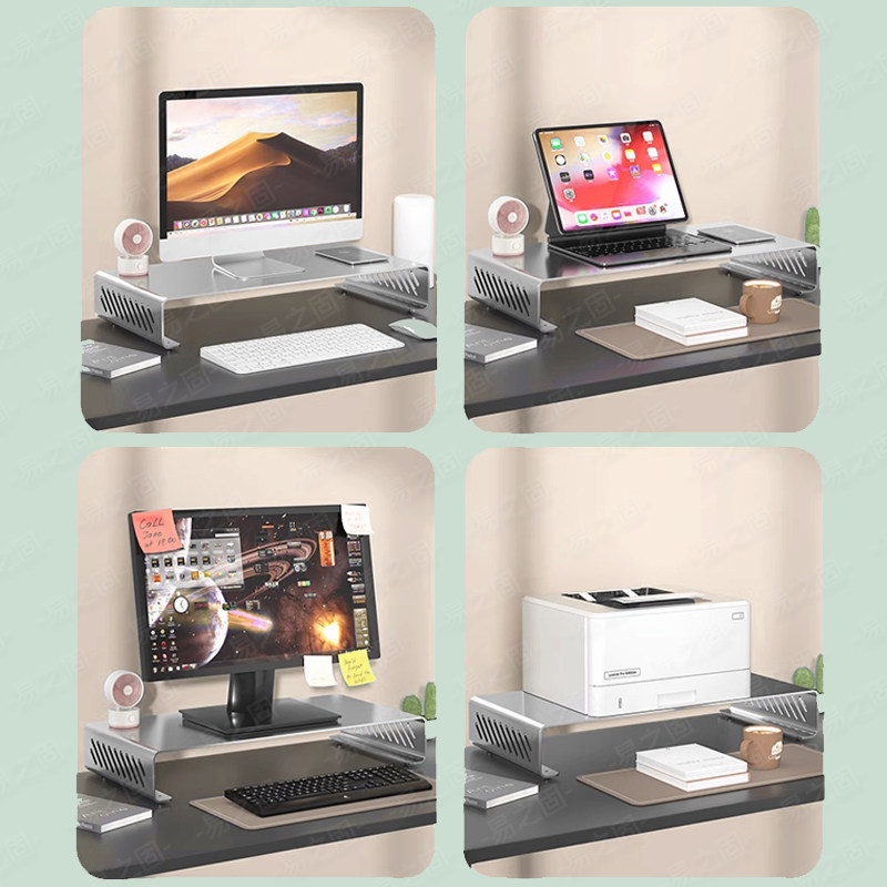 Computer Monitor Stand Riser E - огляд і ціна Desk Setup For Laptop And Monitor
