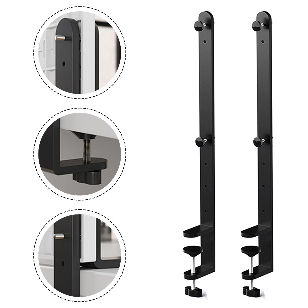 2pcs Extended Desk Clamp Naill - огляд і ціна Desk Setup Pegboard