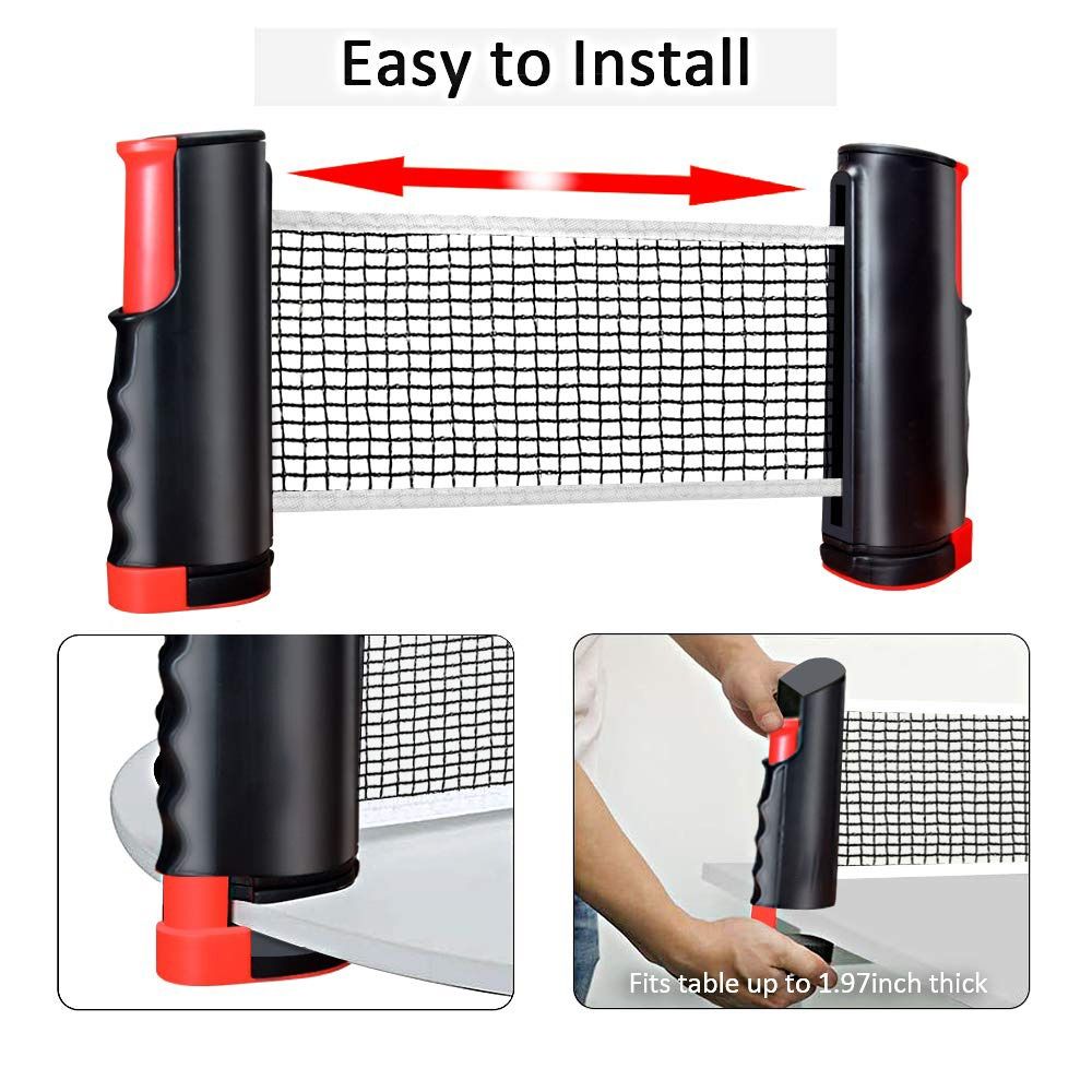 Retractable Net Ping Pong Net  - огляд і ціна Desk Setup Pegboard