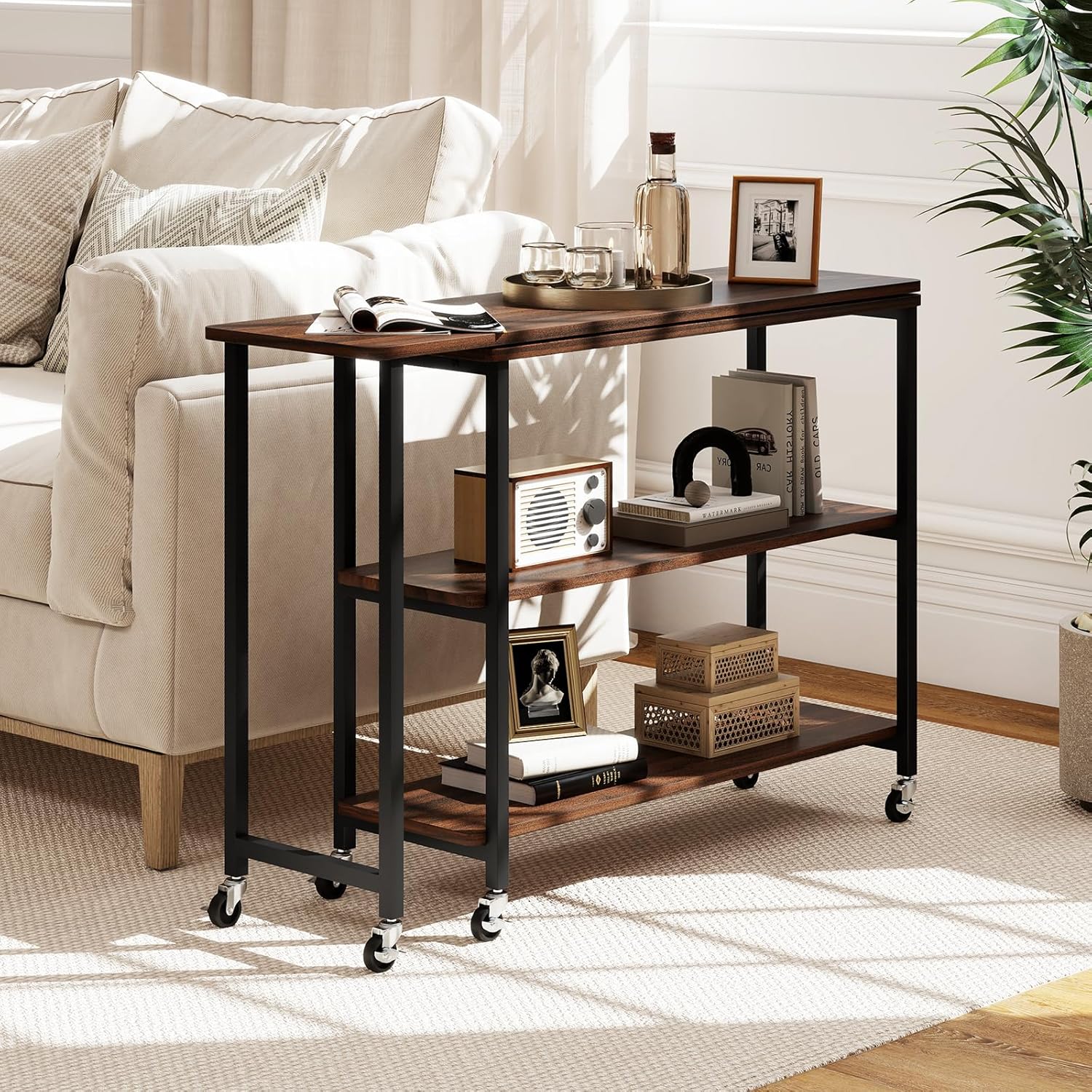 360° Rotating Side Table with  - огляд і ціна Desk Setup For Laptop