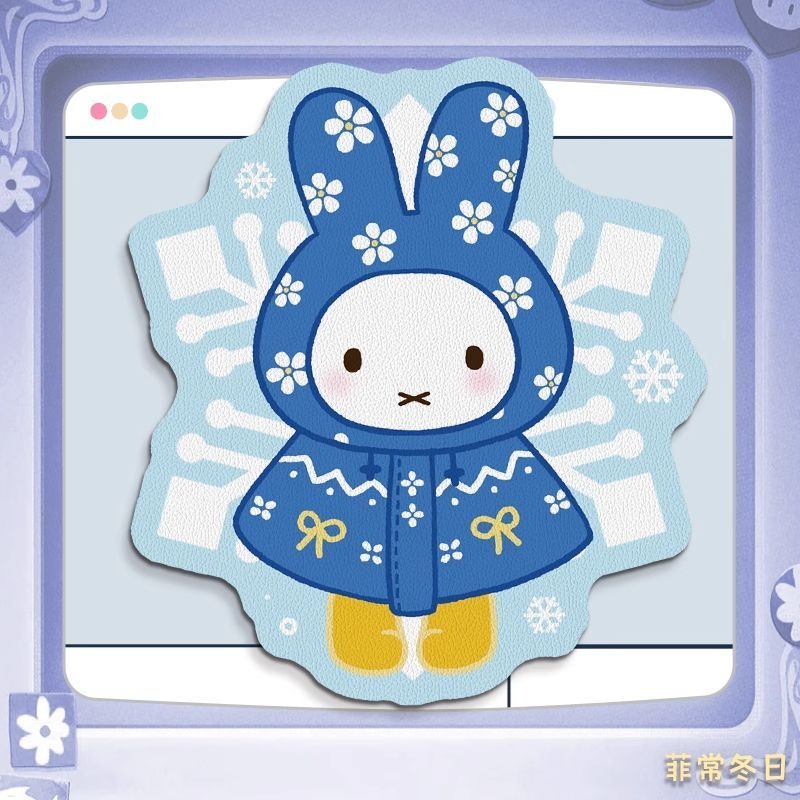 Anime Miffy Leather Mouse Pad  - огляд і ціна Desk Setup For Laptop