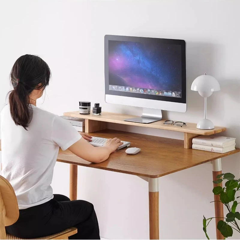Wooden Monitor Stand Riser for - огляд і ціна Desk Setup For Laptop And Monitor