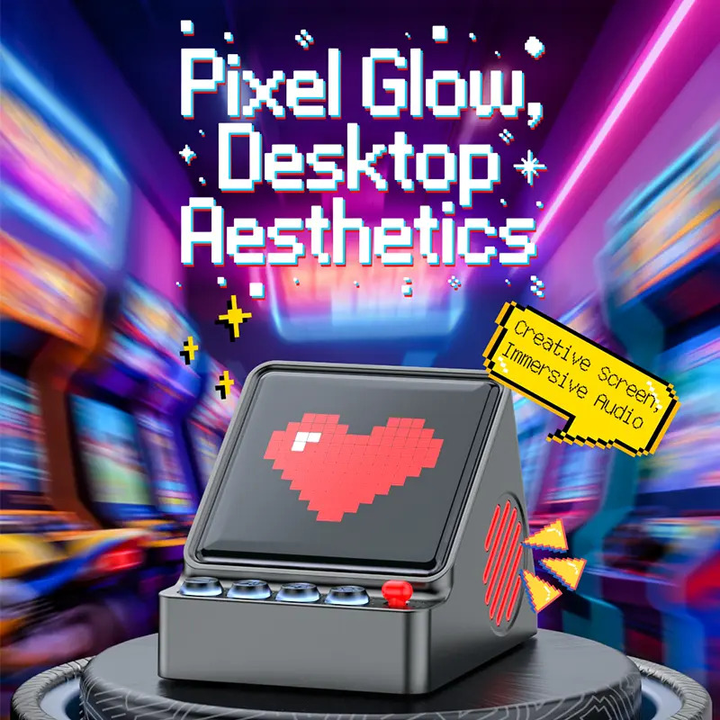 Retro Pixel Art Programmable L - огляд і ціна Desk Setup Diy