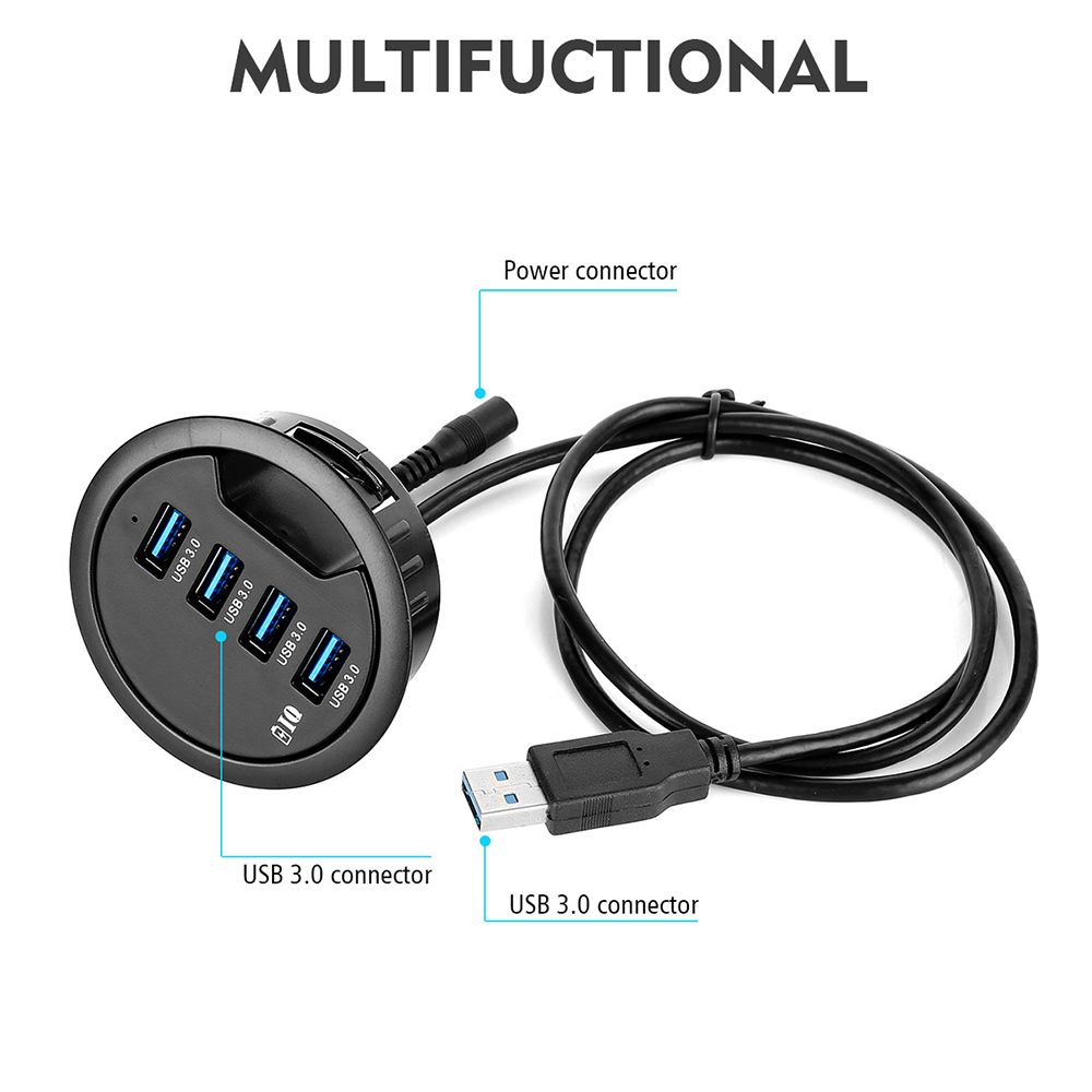 USB Desk Hub 3.0 with 2 USB 3. - огляд і ціна Desk Setup Hub