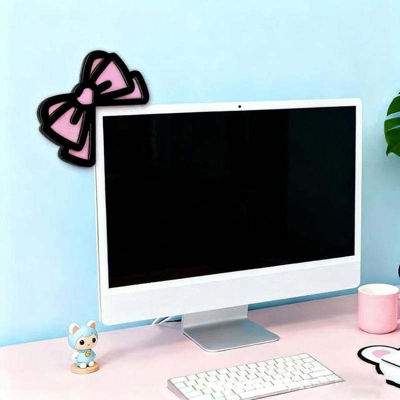 New 1/2Pcs Wooden Bowknot PC A - огляд і ціна Desk Setup Pegboard