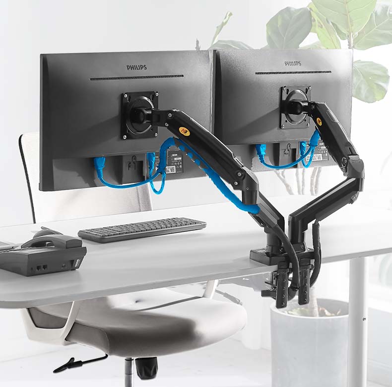 NB NEW A5C F160 Gas Spring 10' - огляд і ціна Desk Setup Monitor Arm