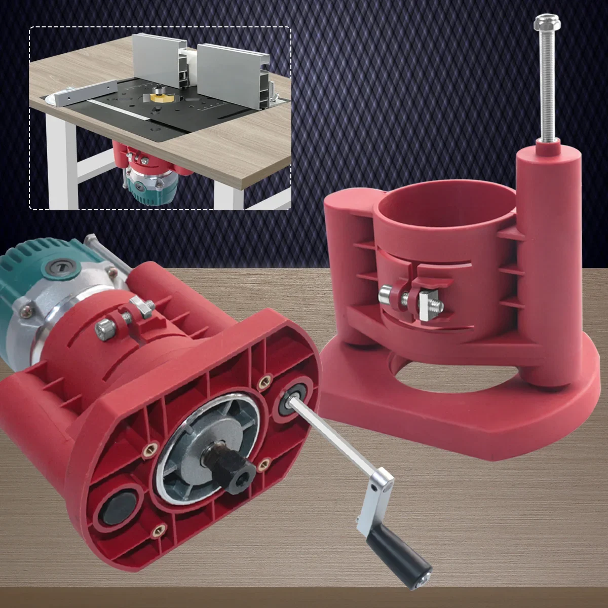 Precision Router Lift -Router  - огляд і ціна Desk Setup Pegboard