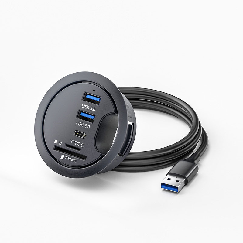 USB HUB 3.0 Mount In Desk Dock - огляд і ціна Desk Setup Hub