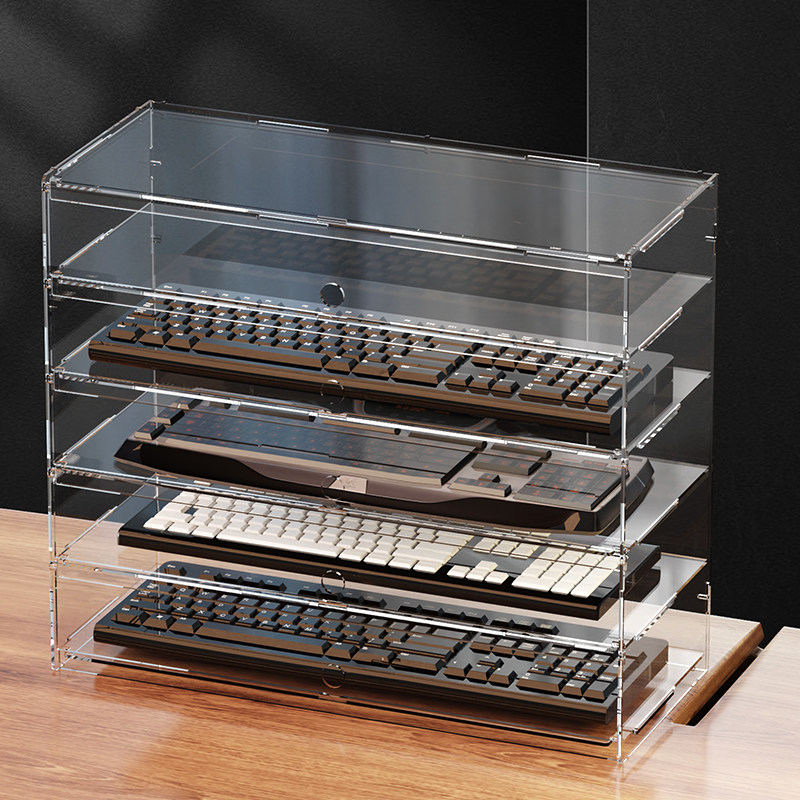 Premium Clear Acrylic Dustproo - огляд і ціна Desk Setup Pegboard
