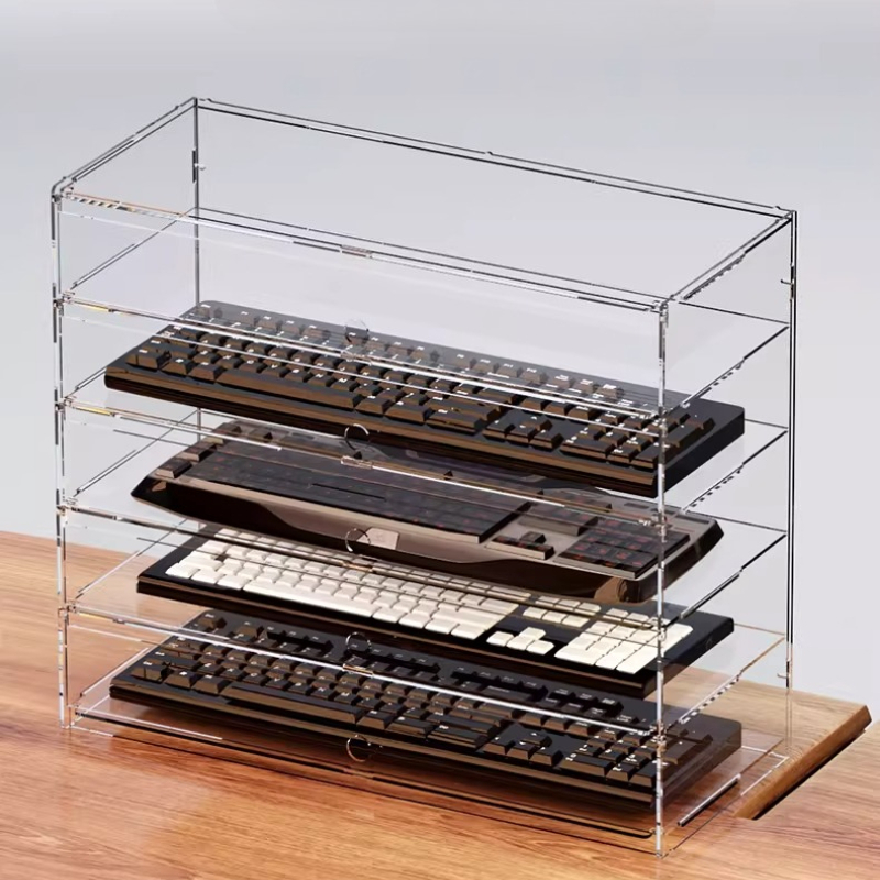 Premium Clear Acrylic Dustproo - огляд і ціна Desk Setup Pegboard