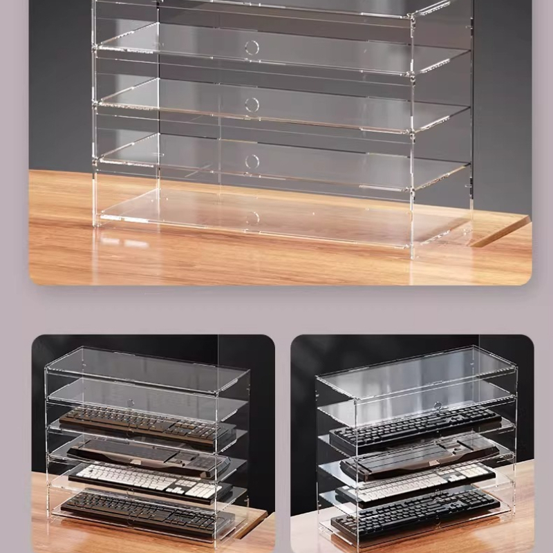Premium Clear Acrylic Dustproo - огляд і ціна Desk Setup Pegboard