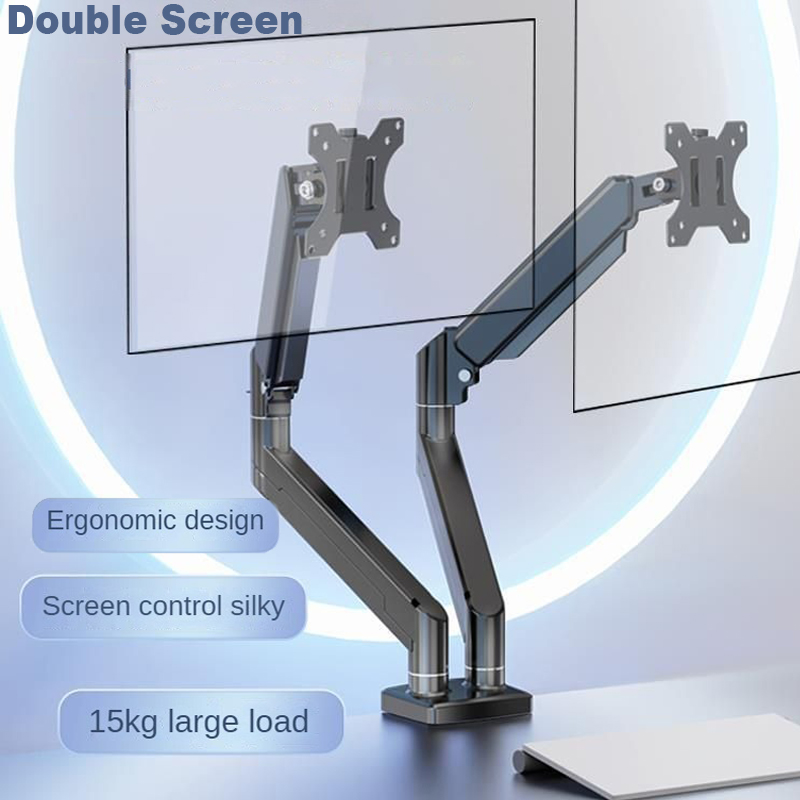 Dual Monitor Arm Holds Up To 2 - огляд і ціна Desk Setup Monitor Arm