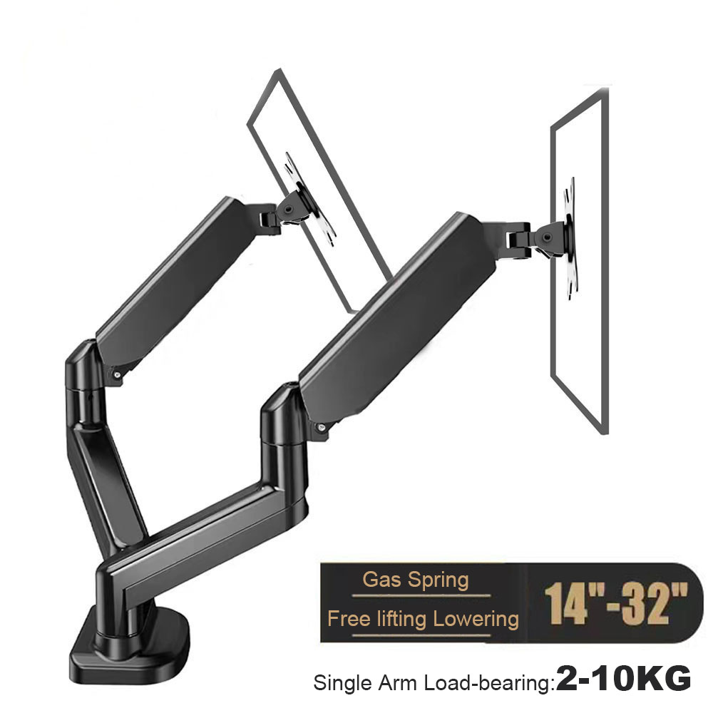 Dual Monitor Arm Holds Up To 2 - огляд і ціна Desk Setup Monitor Arm