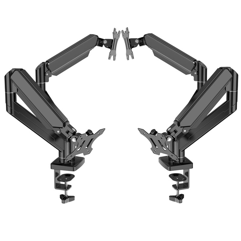 Dual Monitor Arm Holds Up To 2 - огляд і ціна Desk Setup Monitor Arm
