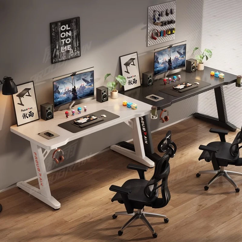 Gaming Console Computer Desks  - огляд і ціна Desk Setup For Laptop And Monitor