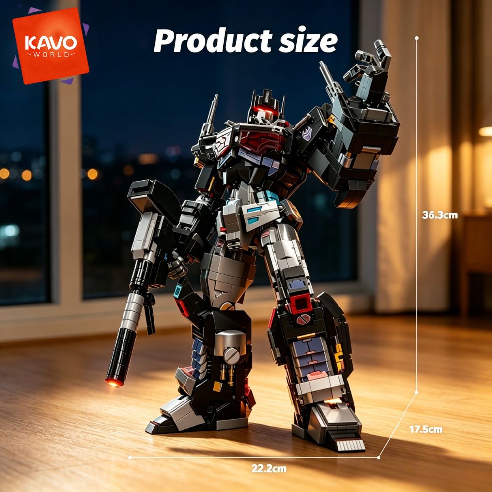KAVOWORLD 2045pcs Future Mecha - огляд і ціна Desk Setup Diy