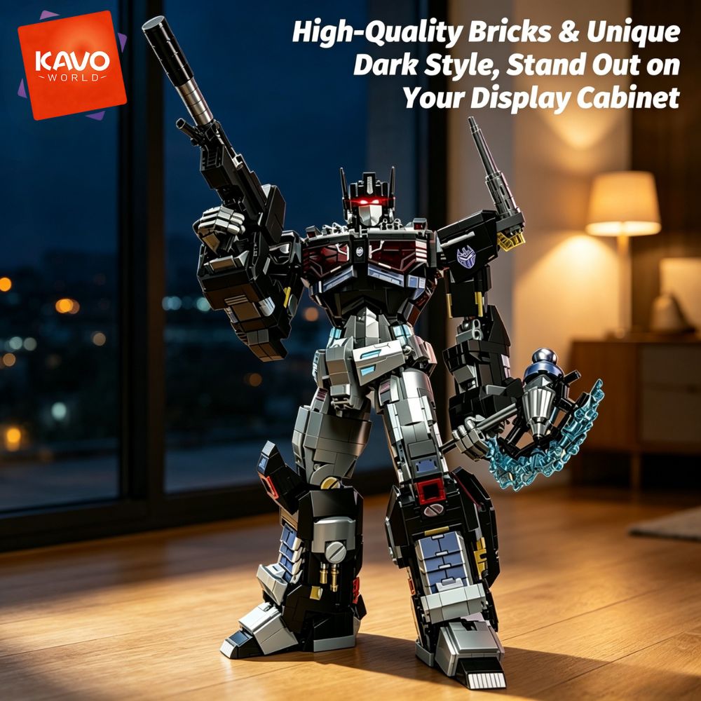 KAVOWORLD 2045pcs Future Mecha - огляд і ціна Desk Setup Diy