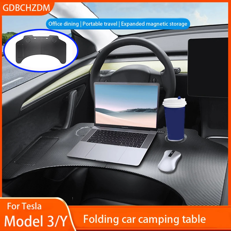 For Tesla Model Y Juniper 2025 - огляд і ціна Desk Setup For Laptop