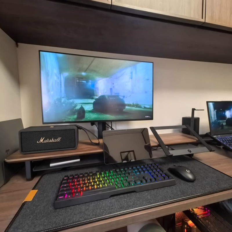Modular Monitor Riser Stand Er - огляд і ціна Desk Setup For Laptop And Monitor