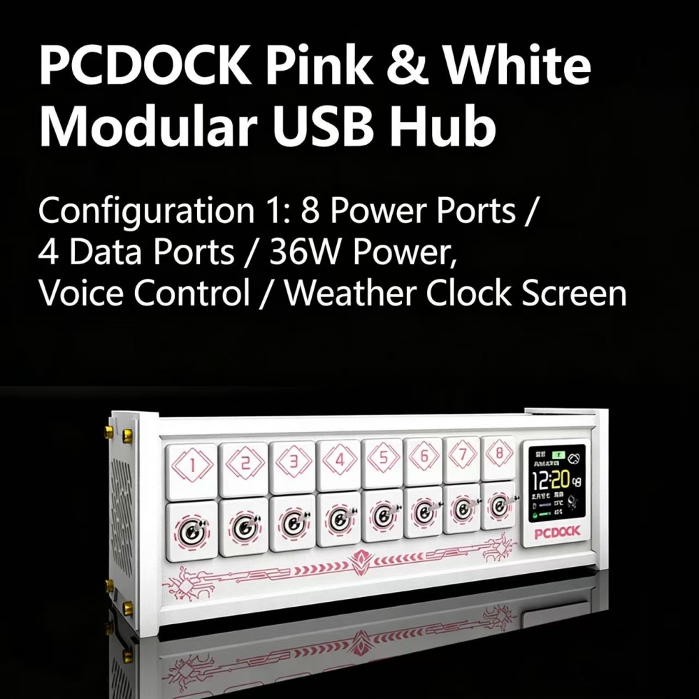 PCDOCK Block USB Desktop Power - огляд і ціна Desk Setup For Laptop
