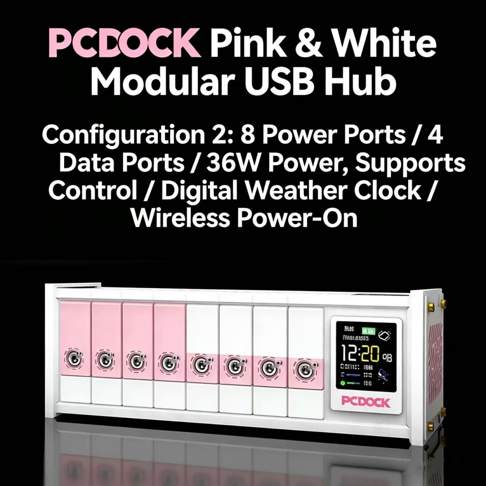 PCDOCK Block USB Desktop Power - огляд і ціна Desk Setup For Laptop