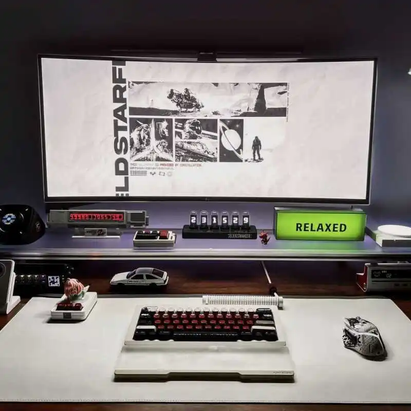 Aluminum Monitor Stand Acrylic - огляд і ціна Desk Setup For Laptop And Monitor