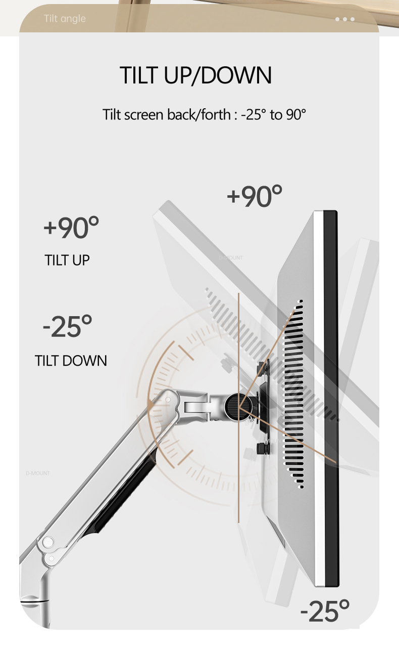 DL-8013 Mechanical Spring 3-11 - огляд і ціна Desk Setup Monitor Arm