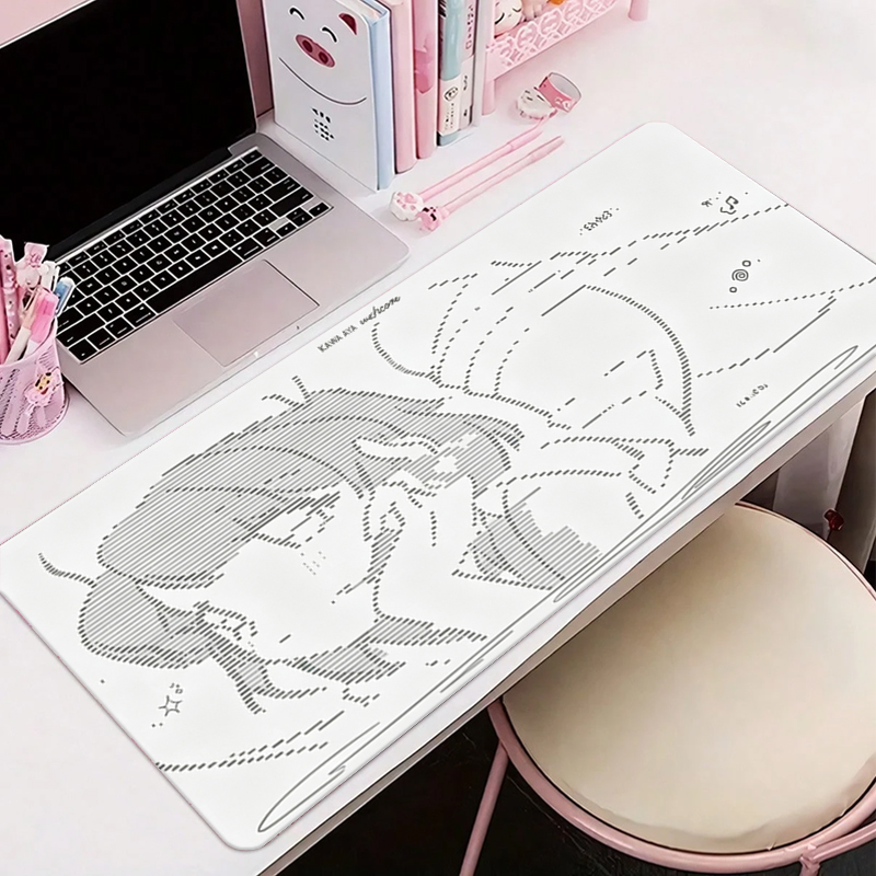 1Pcs Leather Mouse Pad Anime A - огляд і ціна Desk Setup Rug