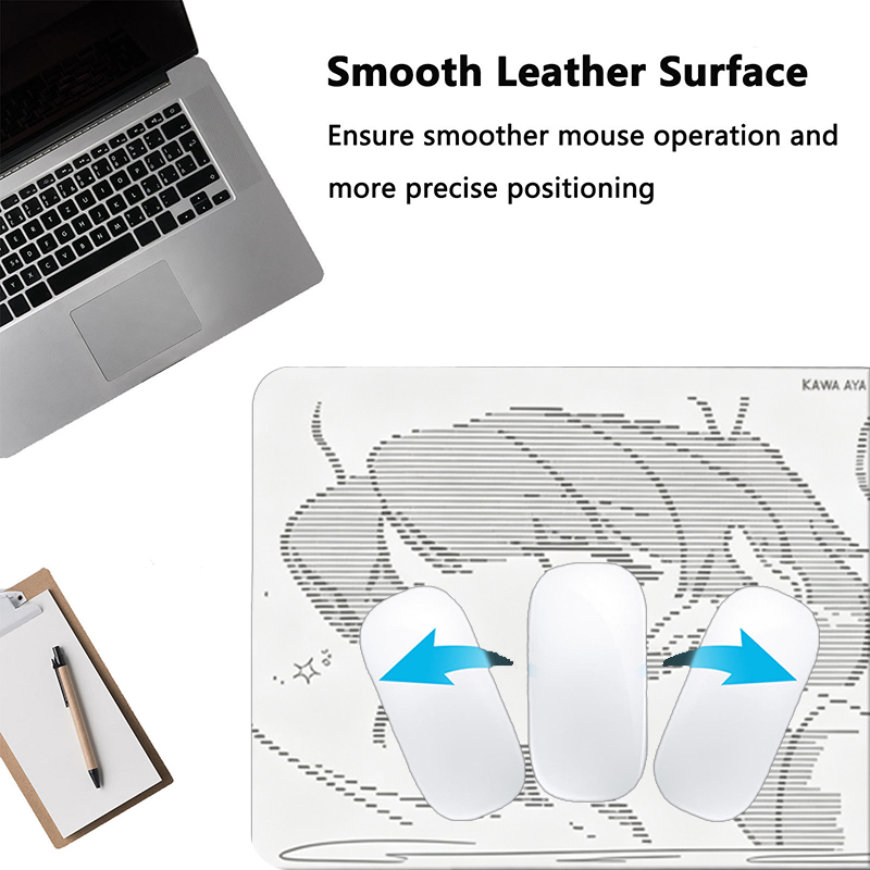 1Pcs Leather Mouse Pad Anime A - огляд і ціна Desk Setup Rug
