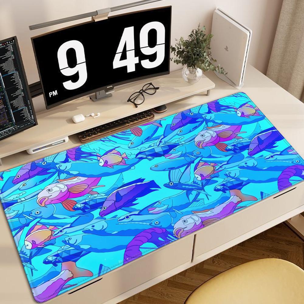 HD Printing Fish Rubber Mouse  - огляд і ціна Desk Setup Pegboard